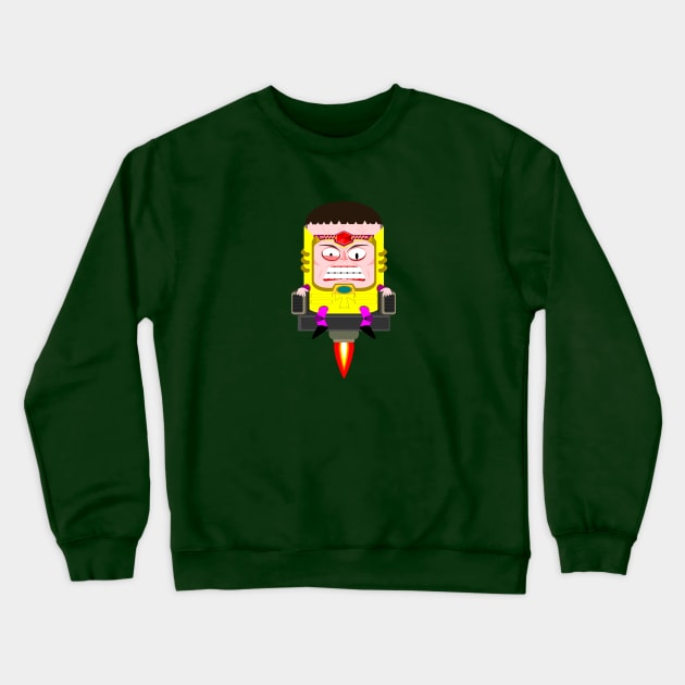 M.O.D.O.K. Crewneck Sweatshirt by AlteredMentalStatus